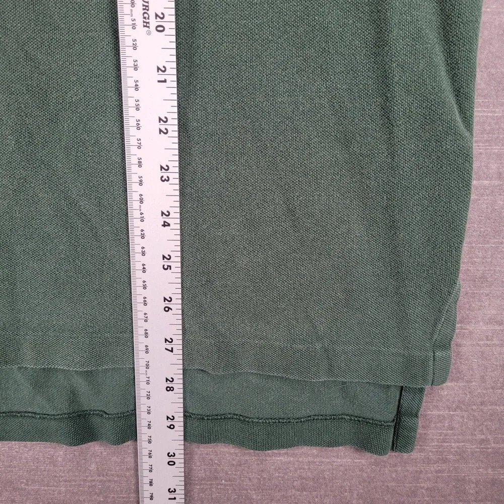 Ralph Lauren‎ Polo Big Pony Rugby Shirt Green Logo Short Sleeve L